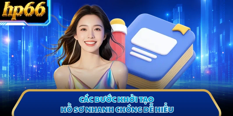Các bước khởi tạo hồ sơ nhanh chóng dễ hiểu